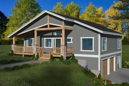 Craftsman House Plan #039-00779 Elevation Photo