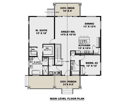 Main Floor  for House Plan #039-00779