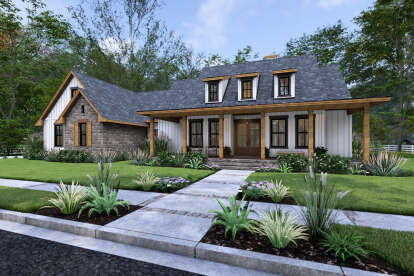 Modern Farmhouse House Plan #9401-00126 Elevation Photo