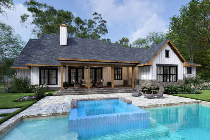 Modern Farmhouse House Plan #9401-00126 Elevation Photo