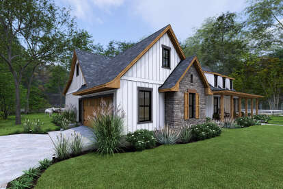 Modern Farmhouse House Plan #9401-00126 Elevation Photo