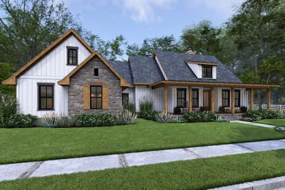 Modern Farmhouse House Plan #9401-00127 Elevation Photo