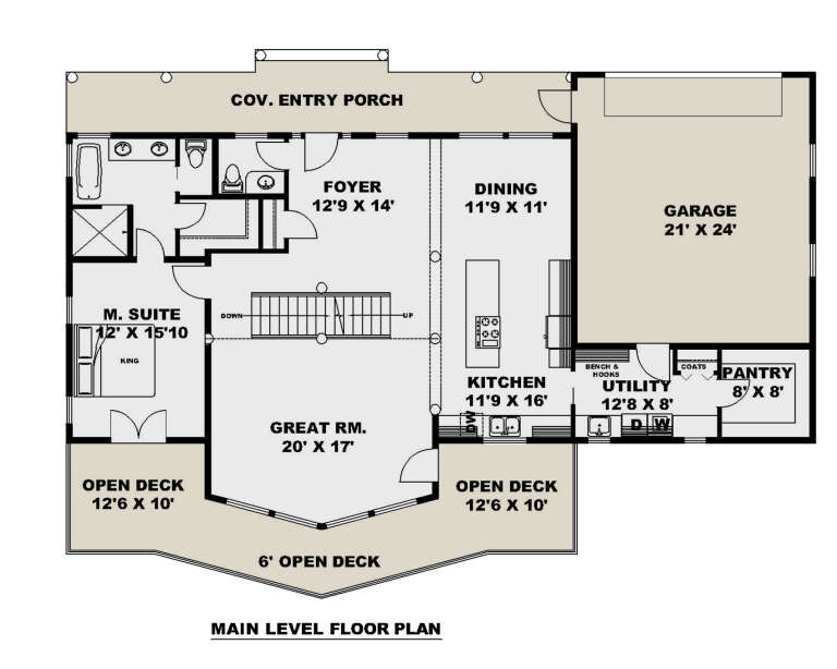 House Plan House Plan #32974 Drawing 1