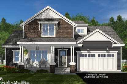 Craftsman House Plan #098-00513 Elevation Photo