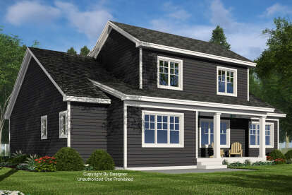 Craftsman House Plan #098-00513 Elevation Photo