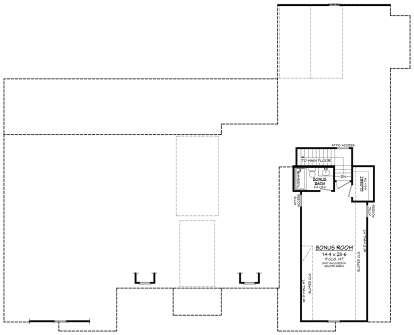 Bonus Room for House Plan #041-00390