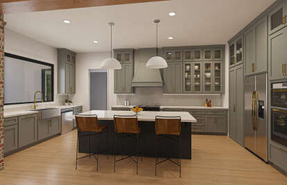 European House Plan #041-00390 Additional Photo