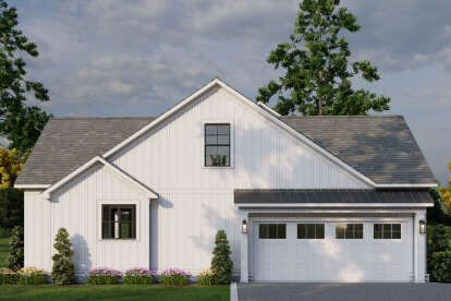 Modern Farmhouse House Plan #8318-00421 Elevation Photo