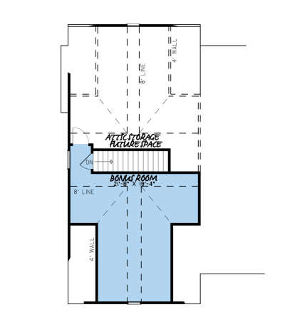 Bonus Room for House Plan #8318-00421