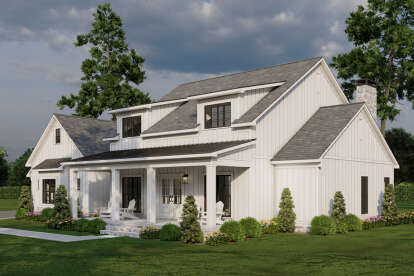 Modern Farmhouse House Plan #8318-00422 Elevation Photo