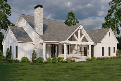 Modern Farmhouse House Plan #8318-00422 Elevation Photo