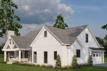 Modern Farmhouse House Plan #8318-00422 Elevation Photo