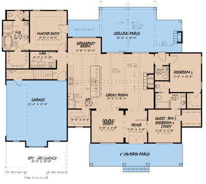 Main Floor  for House Plan #8318-00422