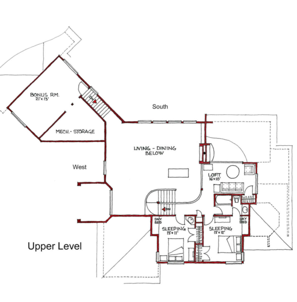 Floorplan 2 for House Plan #192-00003