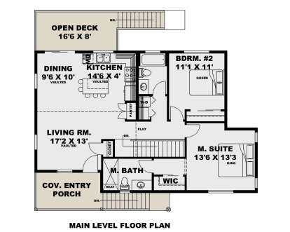 Main Floor  for House Plan #039-00783