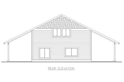 Barn House Plan #039-00785 Elevation Photo