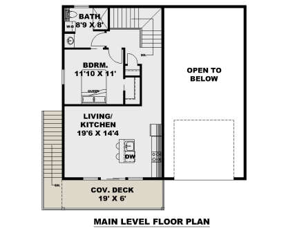 Second Floor for House Plan #039-00786