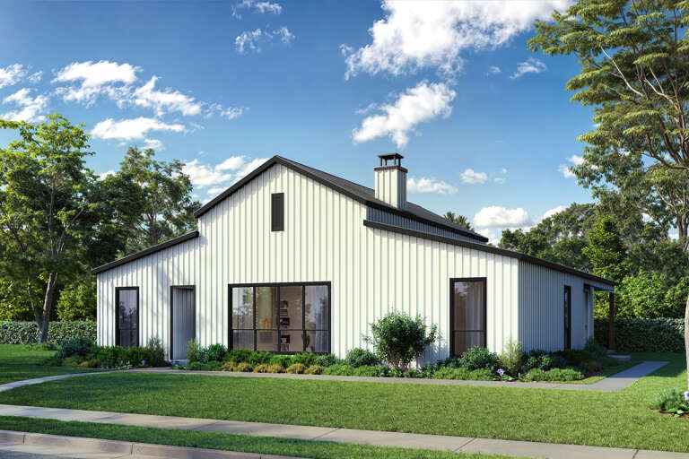 House Plan House Plan #32984 Angled Front Elevation