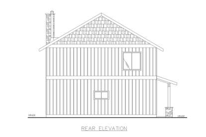 Lake Front House Plan #039-00787 Elevation Photo