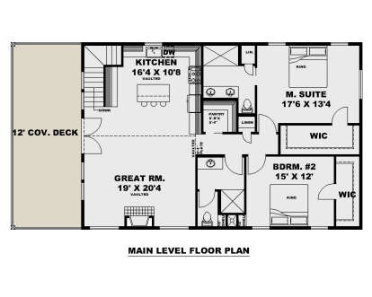 Main Floor for House Plan #039-00787
