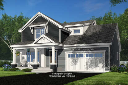 Craftsman House Plan #098-00514 Elevation Photo