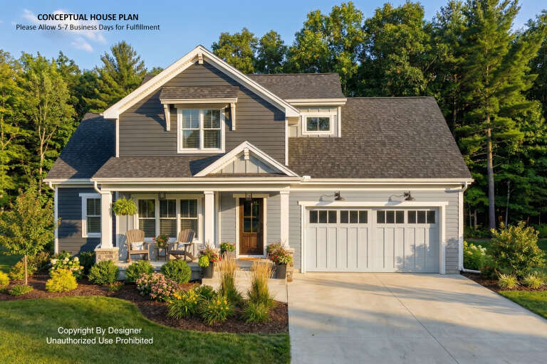 House Plan House Plan #32987 Front Elevation