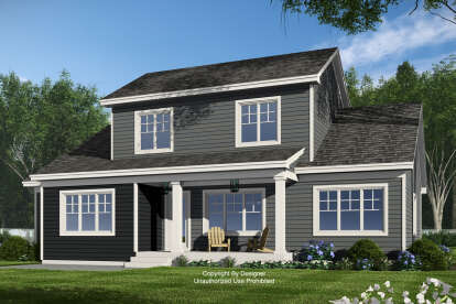 Craftsman House Plan #098-00514 Elevation Photo