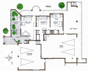 Floorplan 1 for House Plan #192-00004