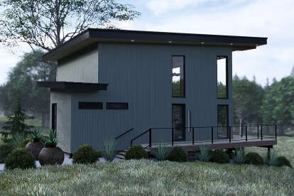 Modern House Plan #8318-00423 Elevation Photo