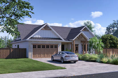 Modern Farmhouse House Plan #7174-00033 Elevation Photo
