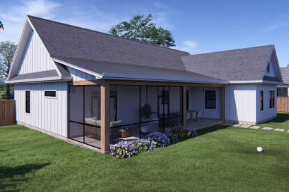 Modern Farmhouse House Plan #7174-00033 Elevation Photo