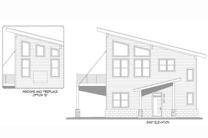 Modern House Plan #940-01285 Elevation Photo