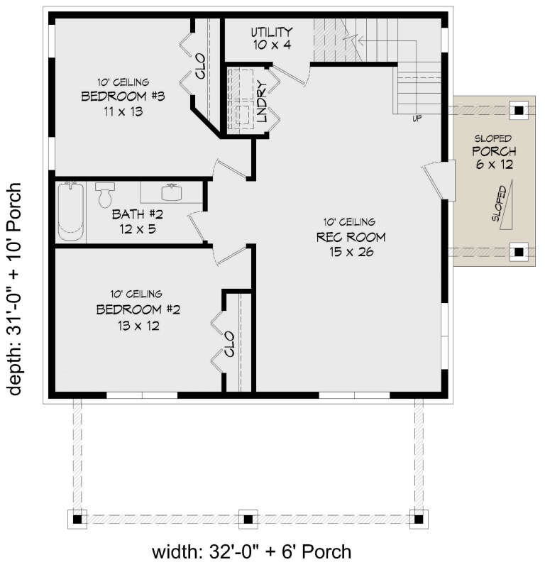 House Plan House Plan #32992 Drawing 1