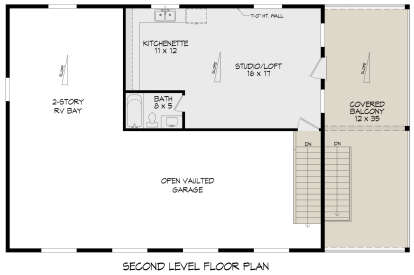 Second Floor for House Plan #940-01289