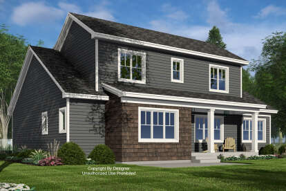 Craftsman House Plan #098-00516 Elevation Photo