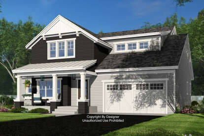 Craftsman House Plan #098-00517 Elevation Photo