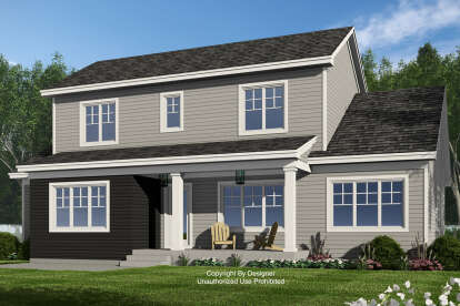 Craftsman House Plan #098-00517 Elevation Photo