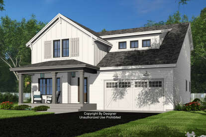Modern Farmhouse House Plan #098-00518 Elevation Photo
