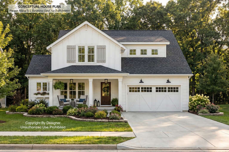 House Plan House Plan #32999 Front Elevation