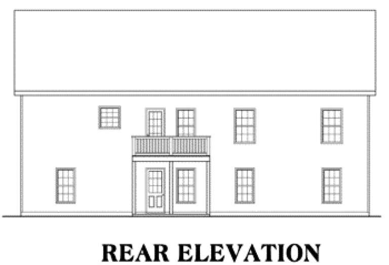 Ranch House Plan #009-00016 Elevation Photo