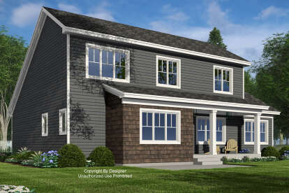 Craftsman House Plan #098-00519 Elevation Photo