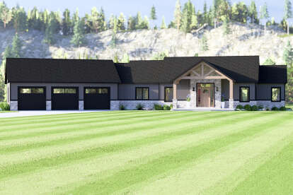 Craftsman House Plan #5032-00346 Elevation Photo