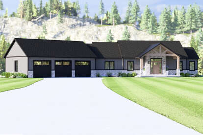 Craftsman House Plan #5032-00346 Elevation Photo