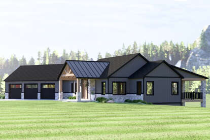 Craftsman House Plan #5032-00346 Elevation Photo