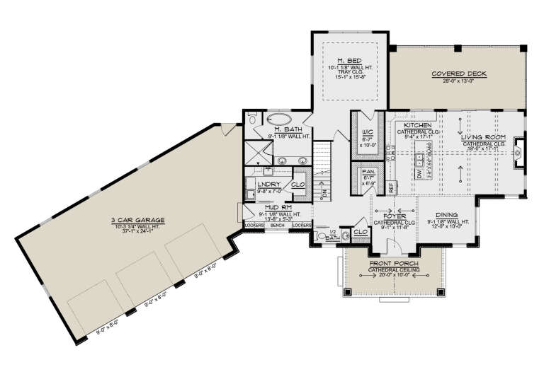 House Plan House Plan #33002 Drawing 1