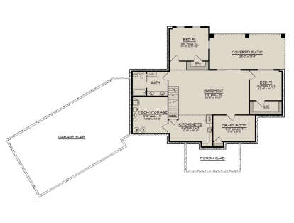 Basement for House Plan #5032-00346