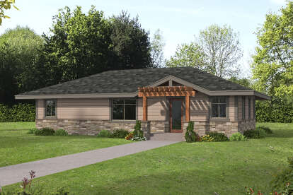Traditional House Plan #039-00789 Elevation Photo