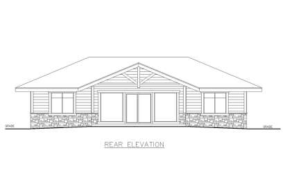 Traditional House Plan #039-00789 Elevation Photo