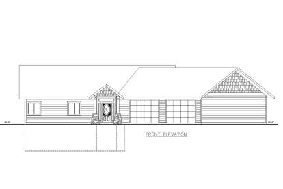Craftsman House Plan #039-00790 Elevation Photo