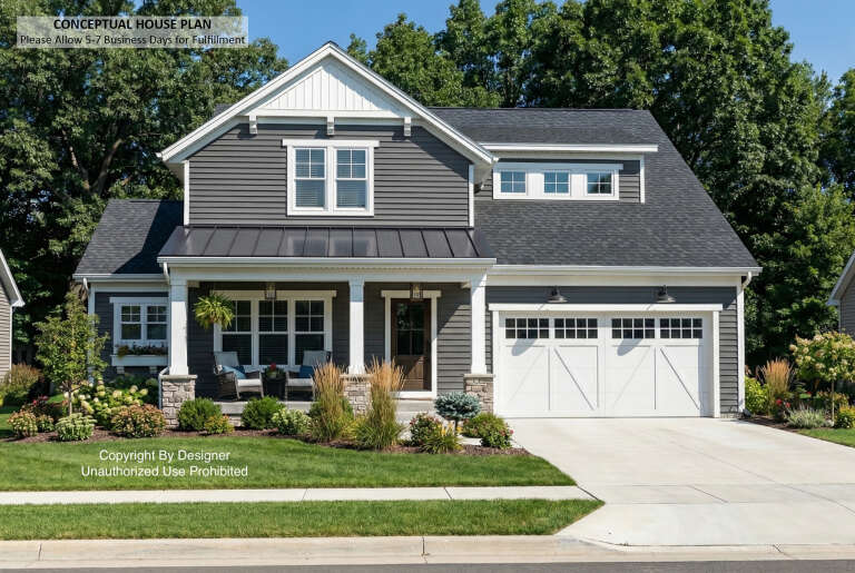 House Plan House Plan #33005 Front Elevation
